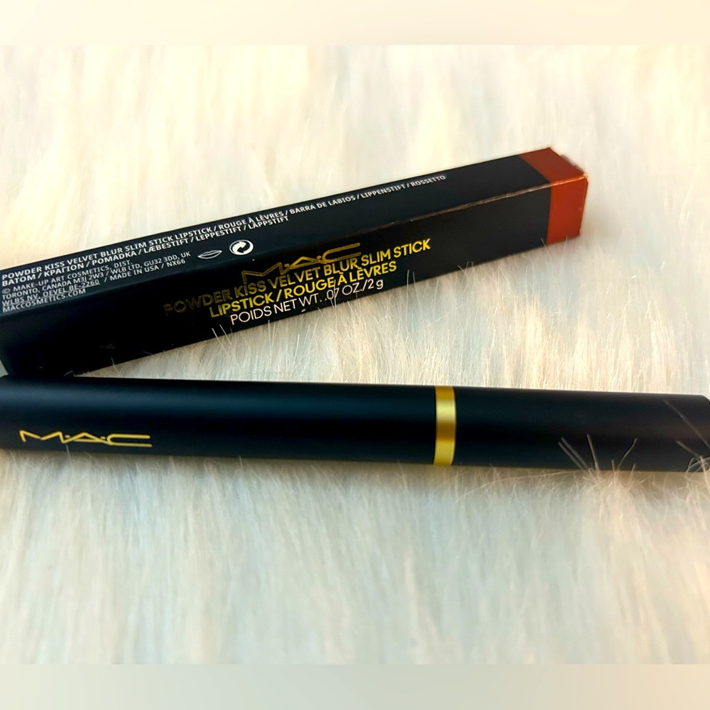 *NIB* MAC PUMPKIN SPICED Powder Kiss Velvet Blur Slim Stick